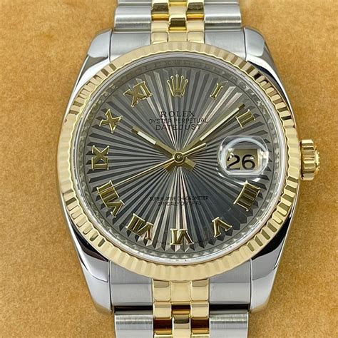 rolex datejust sunburst